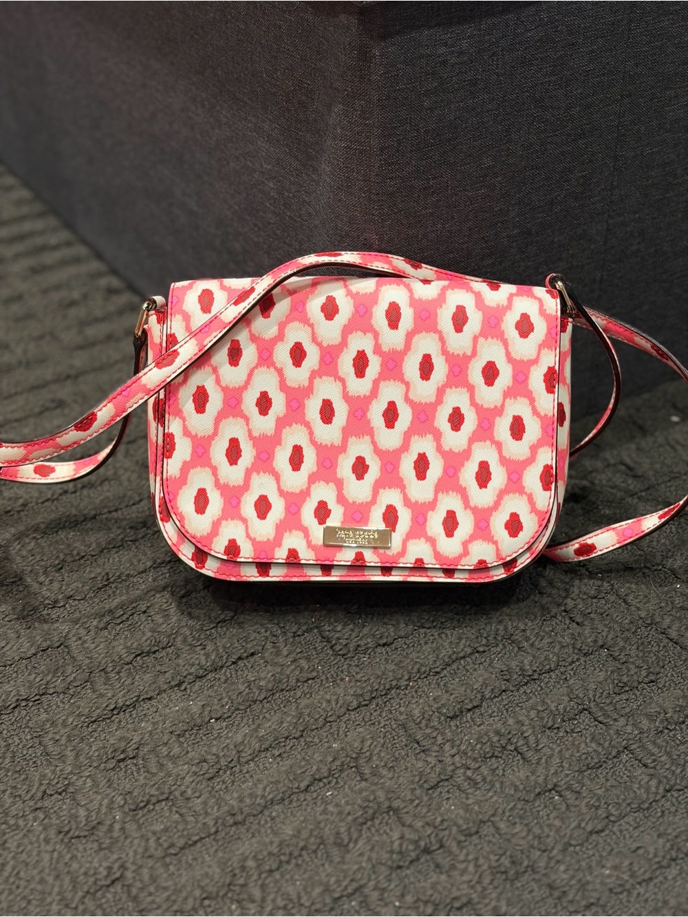 Kate Spade Pink Patterned Crossbody Bag